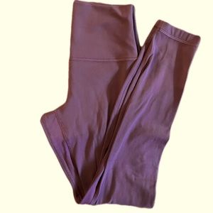 Lululemon HR Align Tights in Smokey Red 25” Size 4